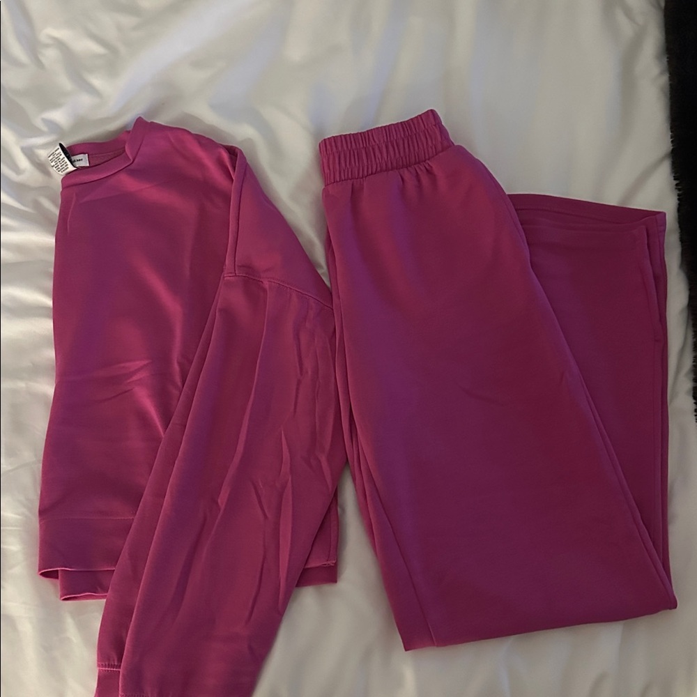Pink Matching Sweat Set - Picture 3 of 3